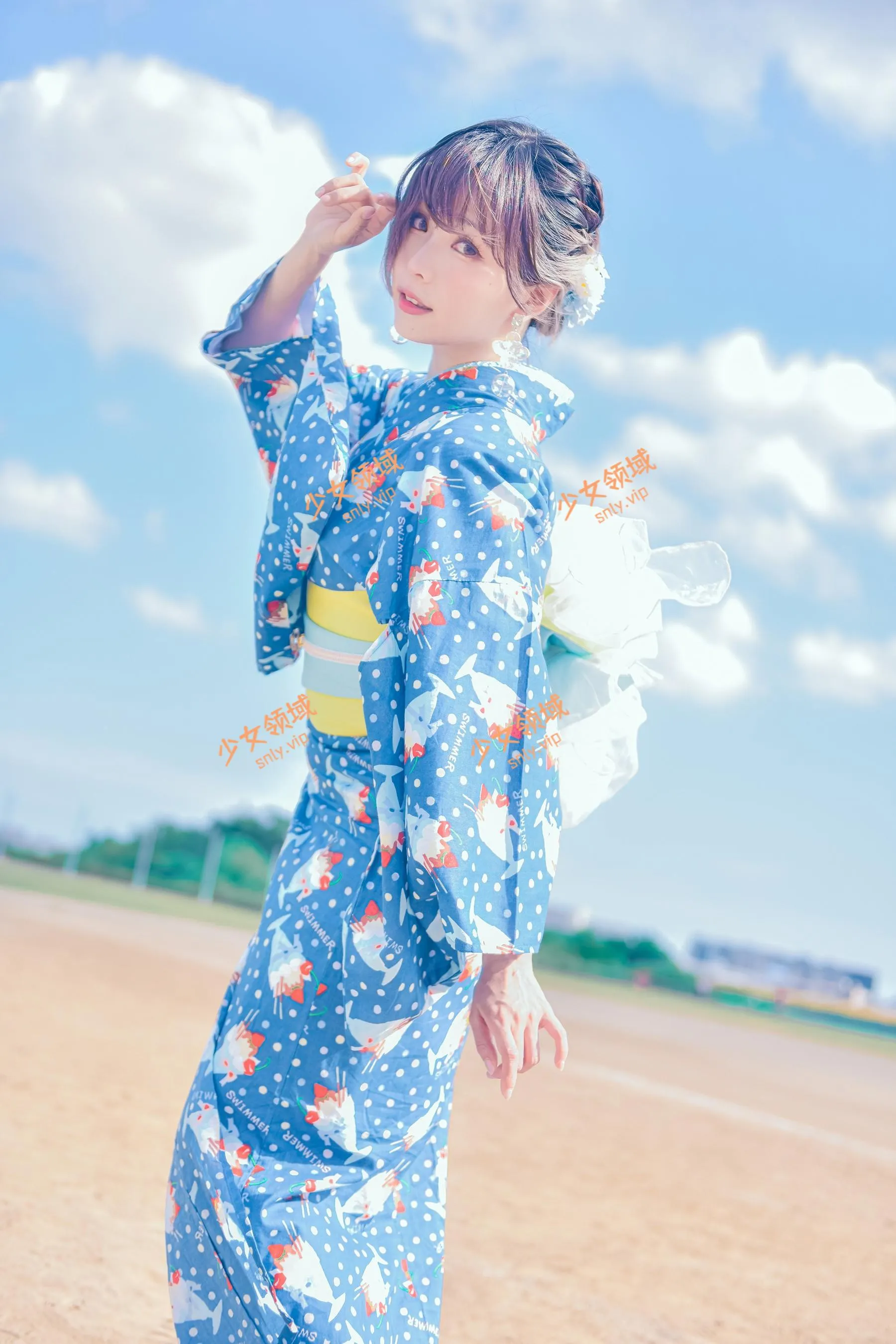 ElyEE子 – NO.119 2023.august A-聖代浴衣 Sundae Yukata [29P]插图8